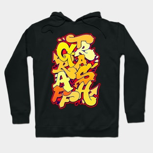 Graff Trash Color Hoodie